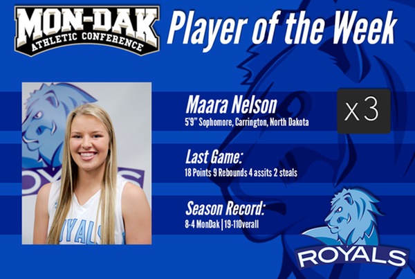 Maara Nelson Named MonDak Player of the Week for Third Time