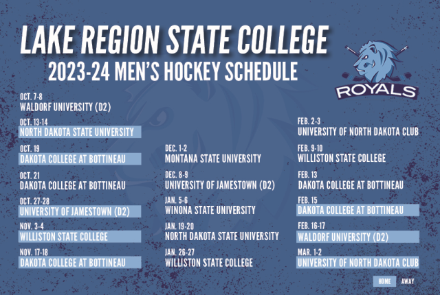 2023-24 Men's Hockey Schedule